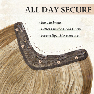 Extension <span class=keywords><strong>per</strong></span> Capelli Sintetici all'Ingrosso, Lisci e Ondulati, con Clip a V Invisibili, Biondi, <span class=keywords><strong>per</strong></span> Donna - Product Image 2