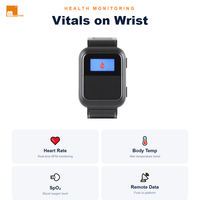 Pelacak Pergelangan Tangan GPS 4G, Monitor Detak Jantung, Oksigen Darah, Suhu Kulit, Alarm SOS, Panggilan Dua Arah, IP68
