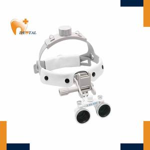 Teropong medis kaca pembesar 2.5x 3.5x Headwear Glasswear jenis teropong lup dengan lampu nirkabel teropong lup - Product Image 1