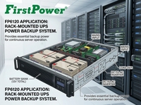 Batería Recargable de Plomo-Ácido sin Mantenimiento FirstPower FP6120 6V12Ah para Sistemas de UPS, Instrumentos y Control de Acceso