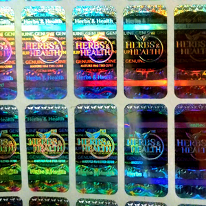 Étiquettes holographiques adhésives personnalisées Digiteltech Label P4 argentées, riches en fonctionnalités, pour entreprises et achats - Product Image 1