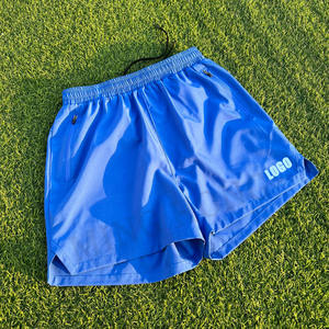 Short de course personnalisé en nylon léger avec poche latérale à fermeture éclair et ceinture à cordon pour hommes - Product Image 2