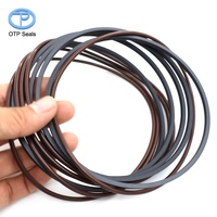 Joints personnalisés en PTFE avec combinaison CF, joints d'arbre rotatif en polytétrafluoroéthylène avec fibre de carbone, solutions d'étanchéité FKM O-Ring