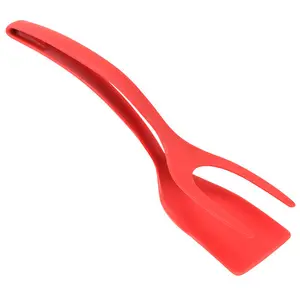 High Quality 2-in-1 Non-Stick Flip Scoop For Omelette Pizza Steak Pancake Bread Multi-Use Kitchen Cooking Tool With Clip