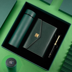 Coffret Cadeau IStapromo Luxe Personnalisé avec Logo – Carnet A5 en Cuir PU et Stylo, avec Tasse Isotherme Numérique Style Spirale - Product Image 6
