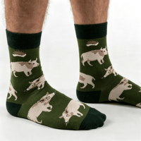 Vente en gros de chaussettes personnalisées de haute qualité, de marque OEM, en tricot uni, brodées, avec logo personnalisé pour hommes