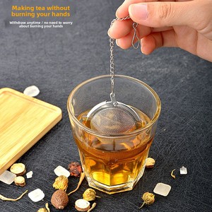 Infusore <span class=keywords><strong>per</strong></span> Tè in Rete di Acciaio Inox 304, Filtro <span class=keywords><strong>per</strong></span> Tè Sfuso, Erbe, Spezie e Condimenti - Product Image 4