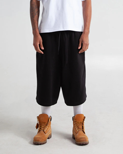 New Trendy OEM Custom Dtg Printed <strong>Three</strong> <strong>Quarters</strong> 3/4 Baggy Track <strong>Pants</strong> Men's Distressed Vintage Acid Wash Sweat Short <strong>Pants</strong> Men - Product Image 4