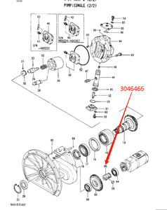 Parti della pompa principale idraulica dell'escavatore originale albero della pompa pilota 3046466 per Hitachi EX100-<span class=keywords><strong>2</strong></span> EX120-<span class=keywords><strong>2</strong></span> EX220-<span class=keywords><strong>2</strong></span> EX200-<span class=keywords><strong>2</strong></span> - Product Image 6