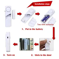 Dispositif d'alarme antivol magnétique Umean YL-333 avec interrupteur pour portes/fenêtres ESP32 CAM