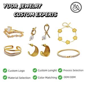 Pendientes <span class=keywords><strong>de</strong></span> Acero Inoxidable con Baño <span class=keywords><strong>de</strong></span> <span class=keywords><strong>Oro</strong></span> <span class=keywords><strong>de</strong></span> 18K, Diseño Creativo y Personalizado, con Cristales <span class=keywords><strong>de</strong></span> Imitación, Estilo Vintage, Venta al Por Mayor - Product Image 4