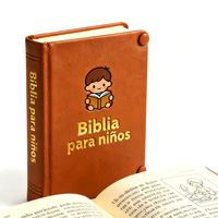 Livre d'histoires bibliques catholiques pour enfants, imprimé sur mesure, écologique, journal d'étude biblique chrétienne, reliure parfaite, papier cartonné