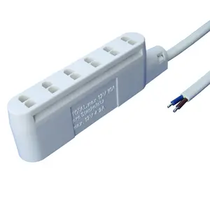 led power supply 12v fast connector AMP distributor 6-way for led furniture lighting