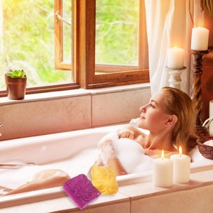 Factory 4-Cavity Hot Quality Custom 3d Sea Ocean Wave <b>square</b> Rectangular Cake Soap Moulds Handmade Silicone Soap Mold with logo - Product Image 2