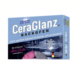 Éponge de four Abrazo CeraGlanz, lot de 2, tampon en laine d'acier inoxydable pour four, grill et plaque de cuisson - Product Image 2