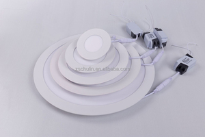 交流85-265伏室内超薄铝圆形方形发光二极管面板灯3W 6W 9W 10W 12W 15W 18W 20W 24w嵌入式天花板面板灯 - Product Image 2