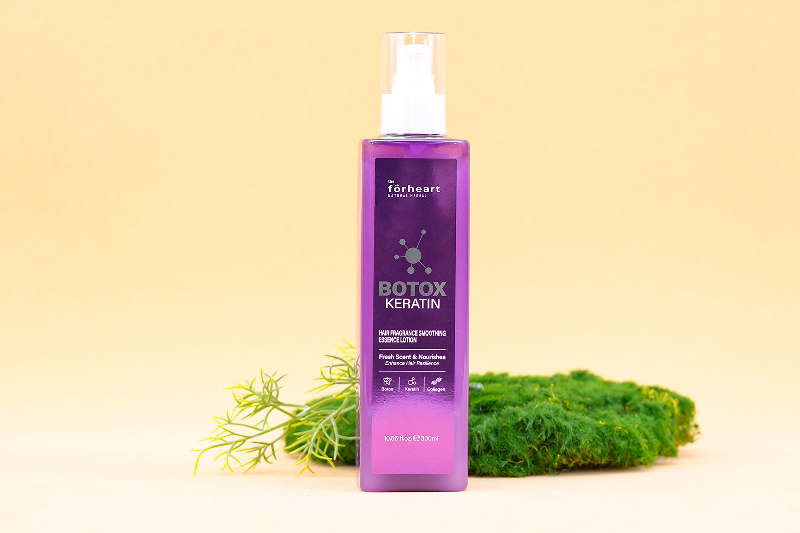 Lotion lissante pour cheveux Botox et Kératine 300ml