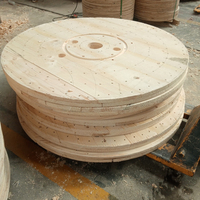 Tambour de câble à fibres optiques, taille personnalisée, tambour en bois, rouleau de câble à fibres optiques