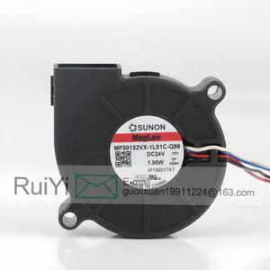 Nuovo Sunon 5V 12V 48V DC 24V 1.95W AC EC 5015 50x50x15mm 5CM luce da palco ventilatore turbina a quattro fili MF50152VX-1L01C-Q99 ventola di raffreddamento - Product Image 2