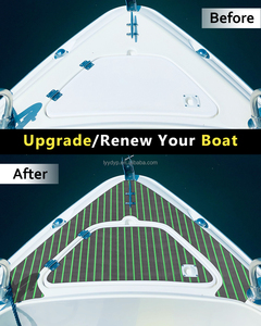 <span class=keywords><strong>Tapis</strong></span> <span class=keywords><strong>de</strong></span> sol marin en mousse EVA KT GuoMei noir sur vert à rainures droites, accessoires <span class=keywords><strong>de</strong></span> bateau, facile à découper - Product Image 3