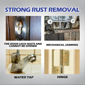Rayhong polvo <span class=keywords><strong>de</strong></span> hierro removedor <span class=keywords><strong>de</strong></span> óxido coche motocicleta tubo <span class=keywords><strong>de</strong></span> <span class=keywords><strong>escape</strong></span> eliminación <span class=keywords><strong>de</strong></span> óxido líquido mecánico mermelada agua grifo bisagra limpieza spray - Product Image 6