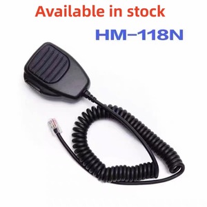 Microphone à main Icom Hm 118n pour 2100h 2200h Ic7000 Ic2720 avec câble spiralé et accessoire audio - Product Image 4