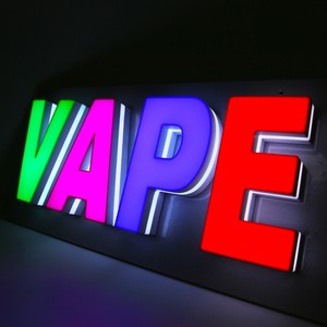 Lettres lumineuses pour enseignes murales, éclairées à l'avant et à l'arrière, avec LED - Product Image 3