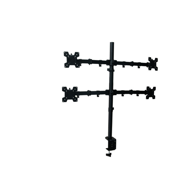 Monitor Desk Mount With Four Screens Max VESA Rotation 360 Degrees Tilt 90 Degrees up and Down