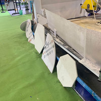 Bonne qualité 5 axes scie pont découpeuse CNC routeur grande taille comptoirs tuile marbre découpeuse