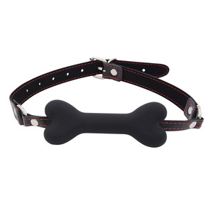 BDSM cane schiavo osso <span class=keywords><strong>in</strong></span> pelle imbracatura a bocca aperta bavaglio orale testa di flagello giocattoli sessuali per donne abbigliamento <span class=keywords><strong>Bondage</strong></span> - Product Image 1