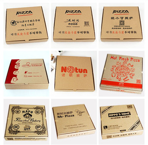 Caja <span class=keywords><strong>de</strong></span> <span class=keywords><strong>Pizza</strong></span> Rígida Desechable Ecológica con Forma Personalizada, Impresión a Cuatro Colores <span class=keywords><strong>de</strong></span> Marca |   Reciclable y Biodegradable - Product Image 3