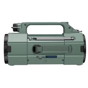 Vofull רב-תפקודית חירום יד crank מחולל רדיו פנס שמש חיצוני אסון מניעת רצועת גל מלא - Product Image 6