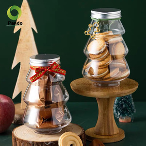 Rõ ràng chai nước ép nhựa với nắp nhôm 500ml trong suốt Cây giáng sinh chai để hiển thị - Product Image 4