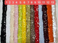 Robe de soirée haute couture à paillettes, dernière collection, tissu en dentelle à paillettes