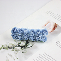 W-1143 Vente en gros de mini roses artificielles en papier, 144 pièces par sac, petites fleurs artificielles en papier à bas prix