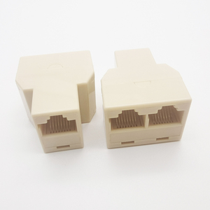 8P8C RJ45 Accoppiatore Connettore Dell'adattatore di Rete CAT 5 6 <span class=keywords><strong>Ethernet</strong></span> Splitter - Product Image 1
