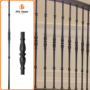 Diseño romano 5/8 "balaustres de hierro huecos husillos de hierro redondos piezas de escalera de Metal al por mayor - Product Image 1