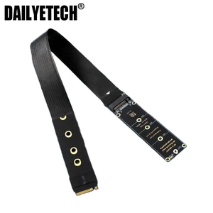 Adaptador de Tarjeta Riser para SSD, Cable de Extensión <span class=keywords><strong>PCIE</strong></span> 4.0 M.2 M Key NVME para SSD M.2 PCI-e <span class=keywords><strong>M2</strong></span> NGFF <span class=keywords><strong>SATA</strong></span> 2230 2242 2260 2280 - Product Image 2