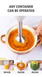 Mélangeur <span class=keywords><strong>à</strong></span> main électrique détachable avec hachoir portable pour cuisine utilisation en extérieur Caractéristiques Mélangeur presse-agrumes pour usage domestique - Product Image 4