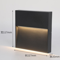 Lámpara Arquitectónica de Pared para Exteriores, para Iluminación de Escaleras y Caminos