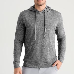 도매 고품질 남성용 폴리에스터 나일론 무지 사방 스판 컴포트 핏 액티브 헤더 퍼포먼스 골프 후드 - Product Image 6