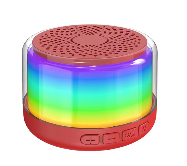 K8 Wireless for Speaker-Mini Portable RGB Subwoofer with TF Card Support Computer Speakers