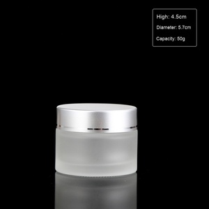 HUAYINGXING HYX--01 Universal Brown Frosted Glass Cream Bottle Plastic Cap 20g/30g/50g Sizes for Skin Care Face <b>Masks</b> <b>Eye</b> Creams - Product Image 3