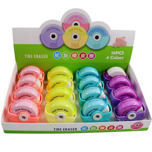 Gomme créative en forme de roue BEOL en gros, gomme en caoutchouc non toxique pour l'école, fournitures scolaires mignonnes pour enfants - Product Image 1