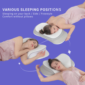 Oreiller cervical orthopédique en mousse à mémoire de forme pour dormeurs sur le côté et sur le dos, oreiller ergonomique réglable pour un sommeil profond - Product Image 3