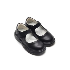 Babyhappy Factory Cheap Price Kids Black School Shoes Formal <b>Flat</b> Mary Jane Student Leather Student Shoes - Product Image 4