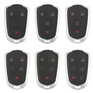 2014-2019 Cadillac thẻ thông minh 3/4/5/6 nút ABS chất liệu màu đen thay thế vỏ cho ATS CTS XTS SRX từ xa chính - Product Image 3