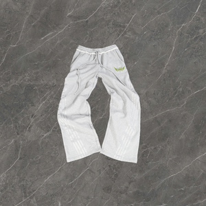 Pantalon de survêtement pour homme à jambe large vintage avec logo personnalisé, mélange polyester/coton, cordon de serrage, poches, écologique, respirant, 6XL - Product Image 4