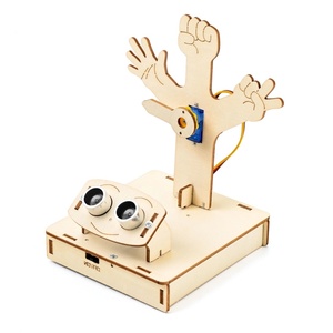 OKYN-Y2436 <b>DIY</b> Assembled Toy Set Wooden Ultrasonic Rock Paper Scissors <b>Kit</b> - Product Image 1