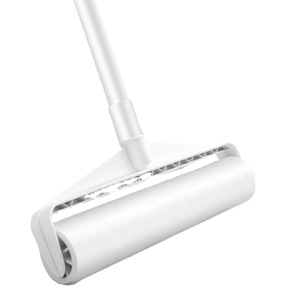 Long Handled Lint <b>Roller</b> <b>Large</b> Size Strong Adhesive For Carpet Cleaning Household Use White Plastic - Product Image 5